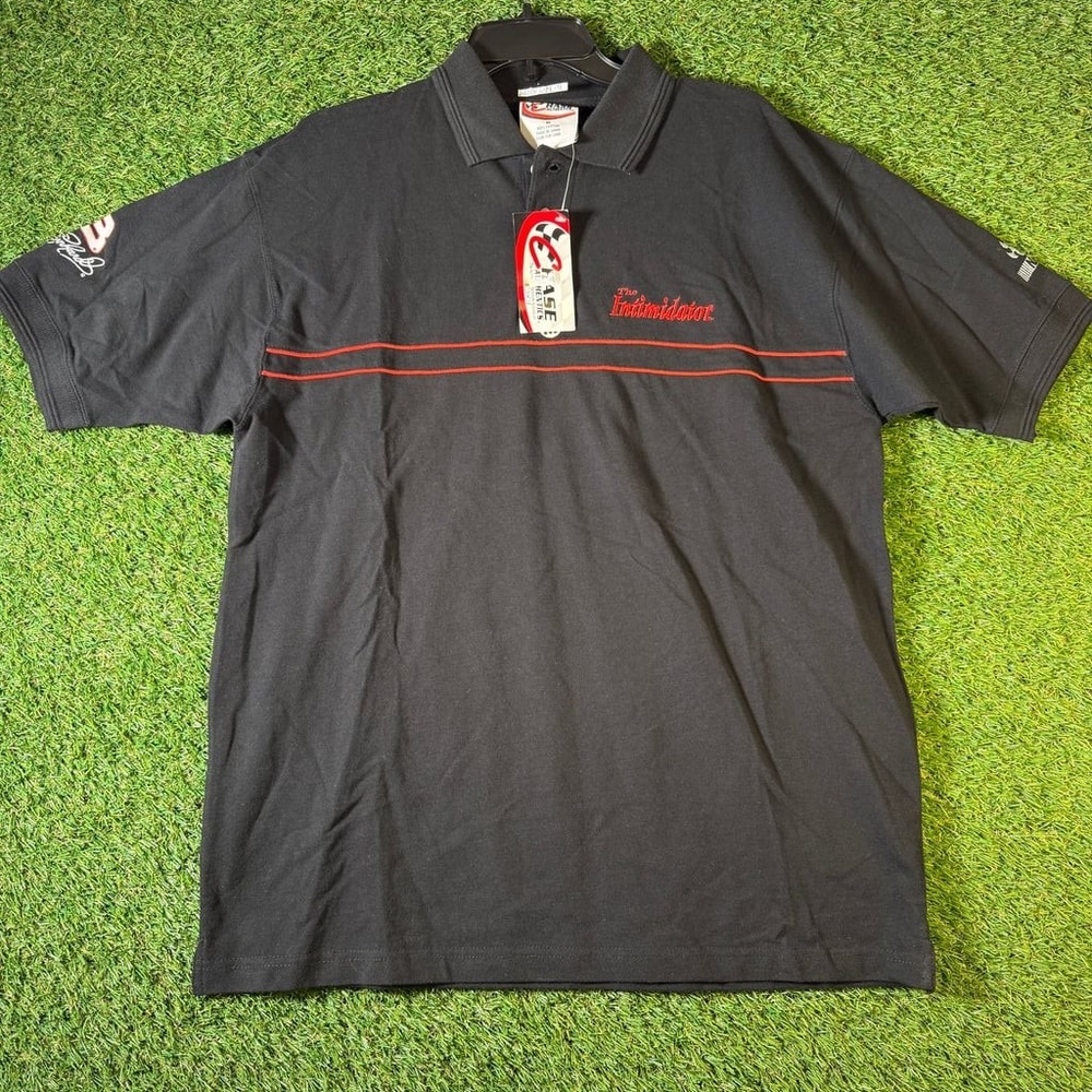 NWT Chase Authentics Dale Earnhardt‎ Polo Shirt The Intimidator NASCAR M